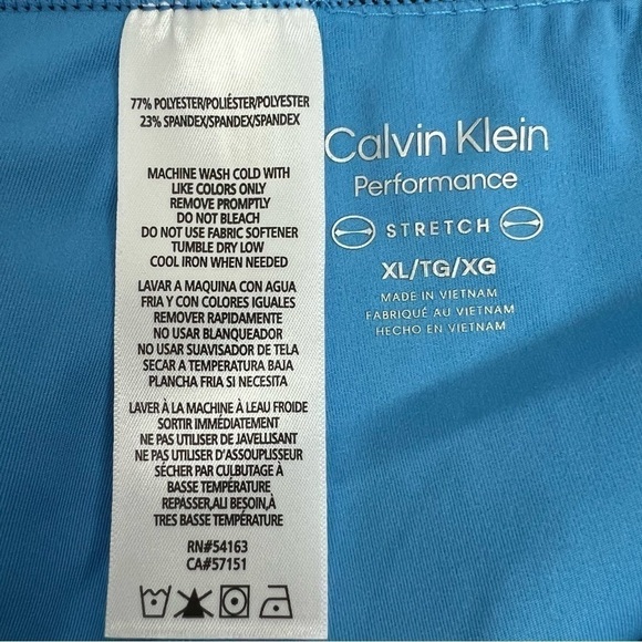 Calvin Klein Performance Women’s Athletic Skort Sz XL Multi Color 1.5” Elastic - Picture 4 of 8